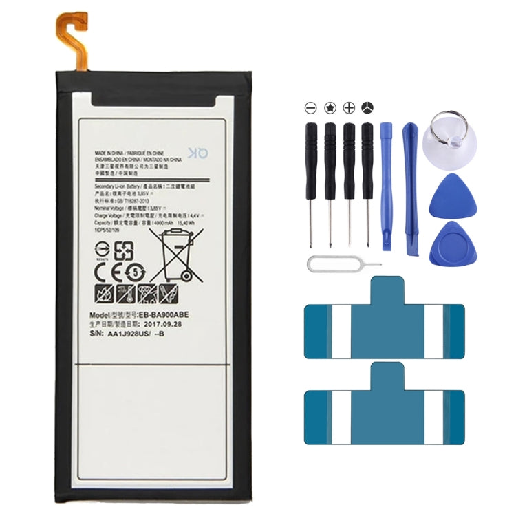 Sostituzione della batteria ai polimeri di litio EB-BA900ABE 4000mAh, For Samsung Galaxy A9 A9000 SM-A9000 Sostituzione della batteria ai polimeri di litio EB-BA900ABE 4000mAh, For Samsung Galaxy A9 A9000 SM-A9000